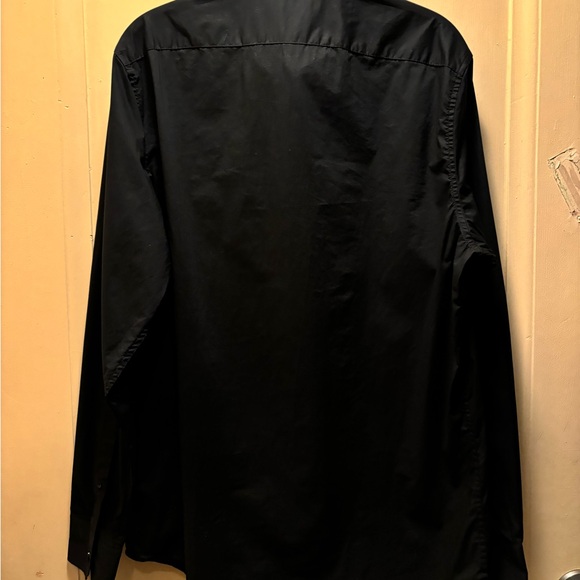 ROBERTO CAVALLI BLACK SHIRT MEN, EXCELLENT CONDITION, SIZE LARGE - Picture 8 of 16